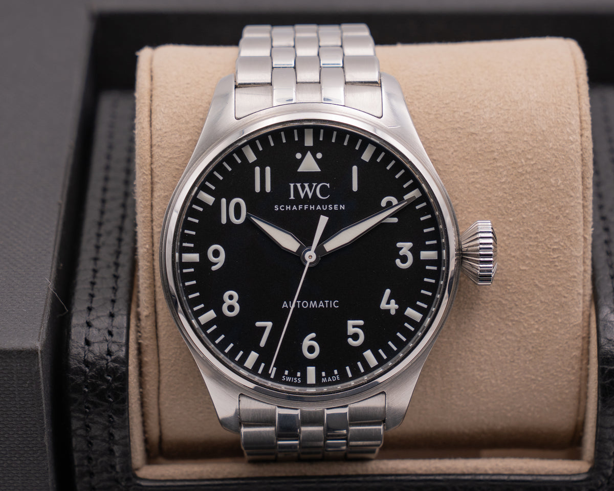 IWC 43mm IW329301 "Big Pilots" On steel Bracelet 2021