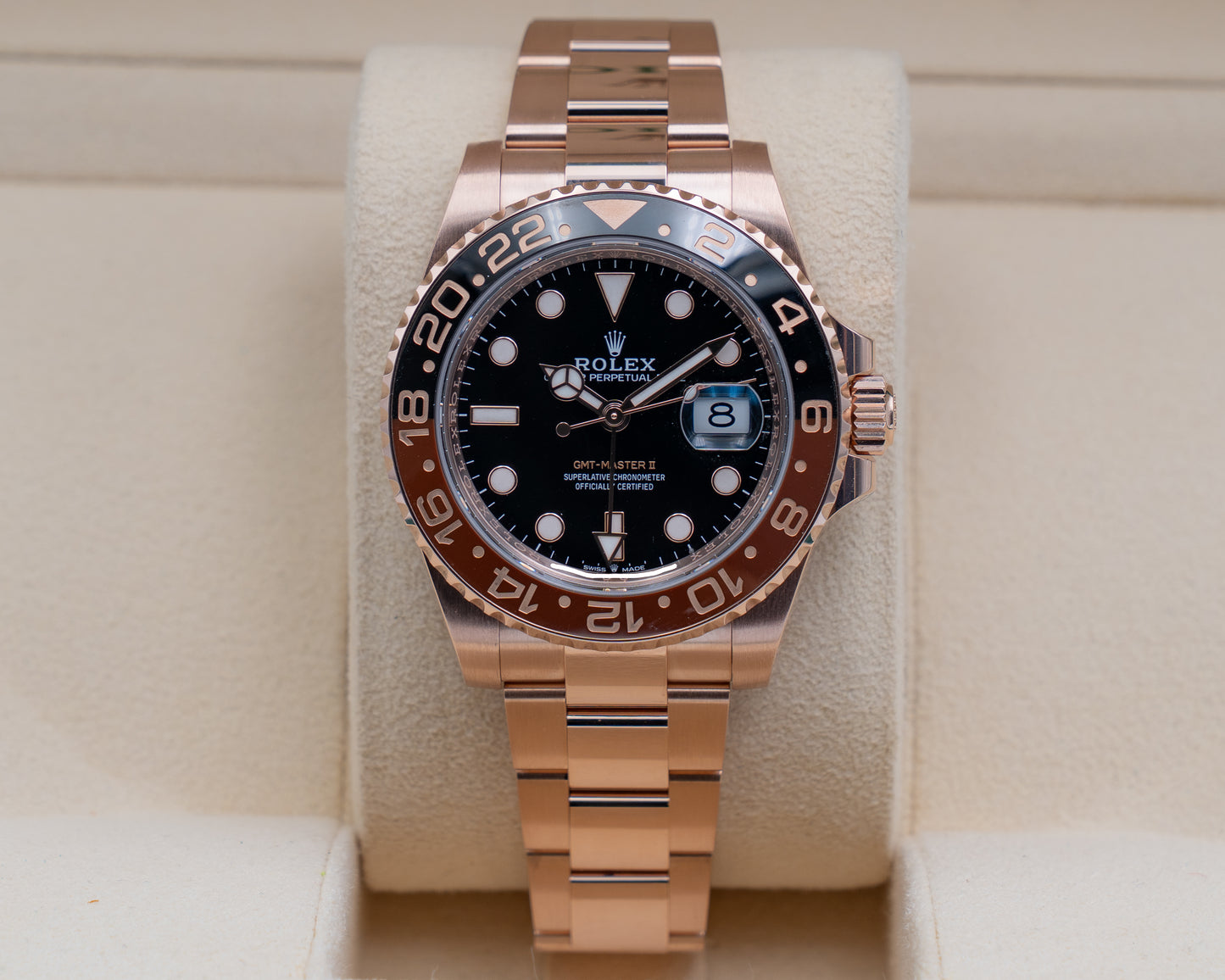 Rolex GMT-Master II 40mm 126715CHNR Rose Gold 2023