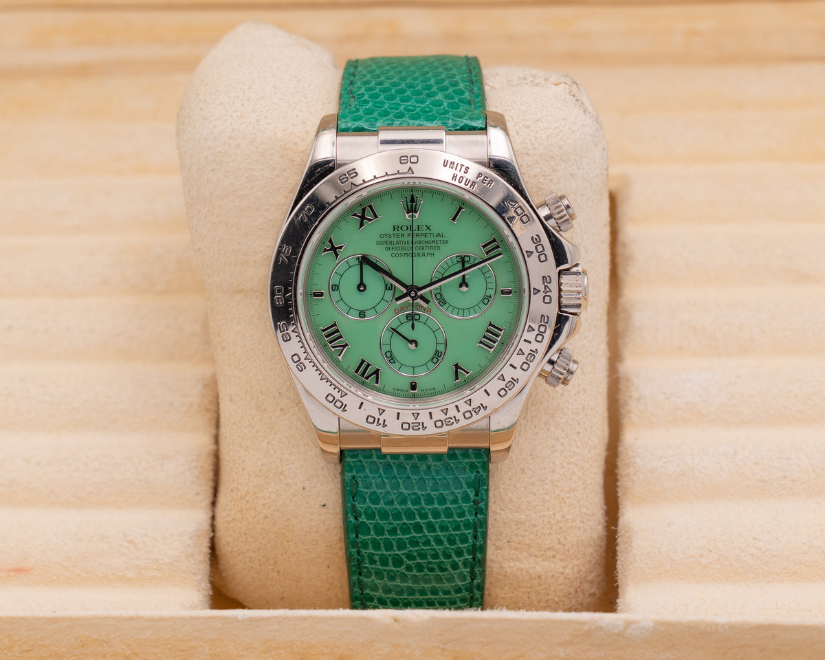 Rolex Beach Daytona 40mm 116519 Green Dial 2000