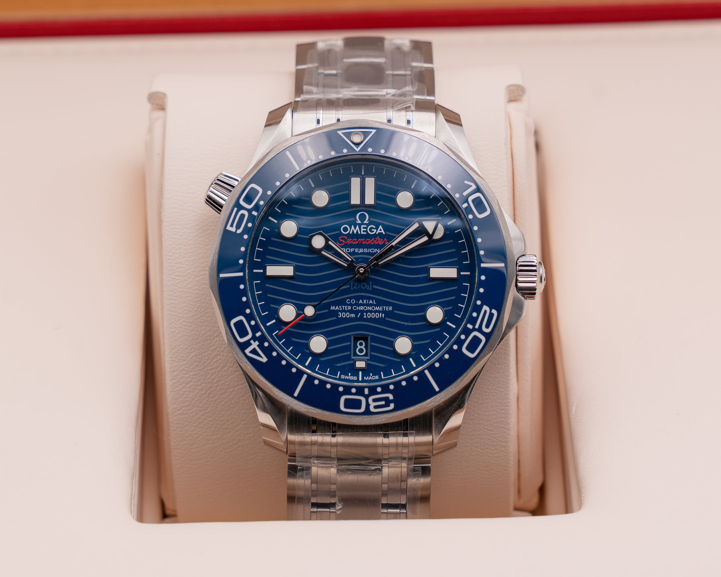 UNWORN STICKERED Seamaster Diver 300M Master Co-Axial 42mm 210.30.42.20.03.001 Blue Dial 2026