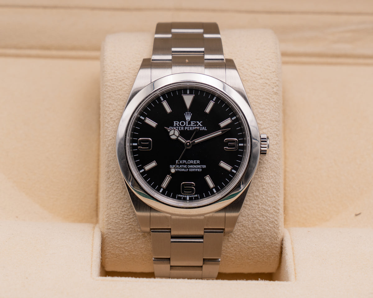 Rolex Explorer 39mm 214270 Black Dial 2015