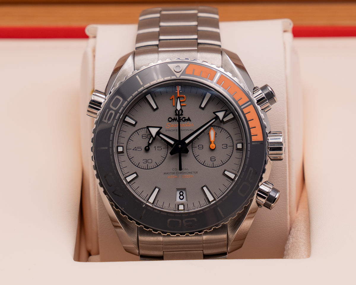 Omega Seamaster Planet Ocean 600M 45.5mm 215.90.46.51.99.001 Grey Dial Chronograph 2022