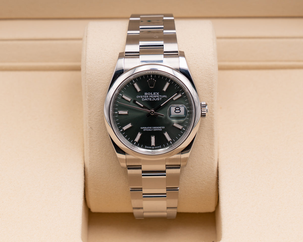 Rolex DateJust 36mm 126200 Mint Green Dial 2026