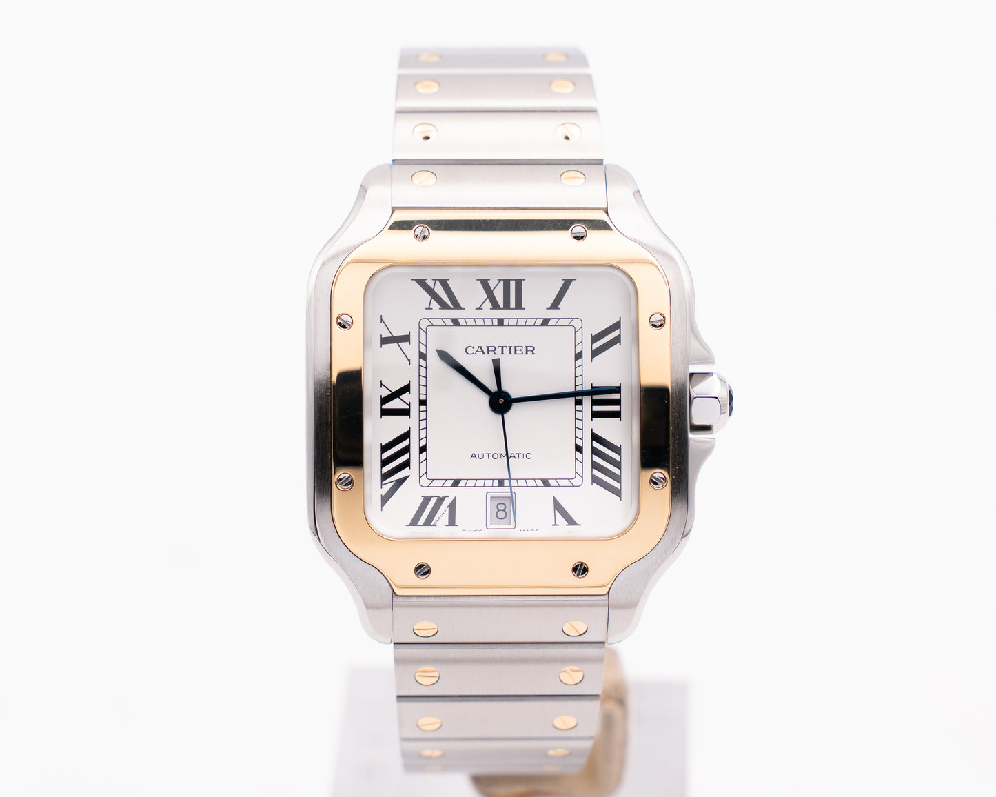 Santos de Cartier Large 39.8mm W2SA0009 Two Tone Yellow Gold