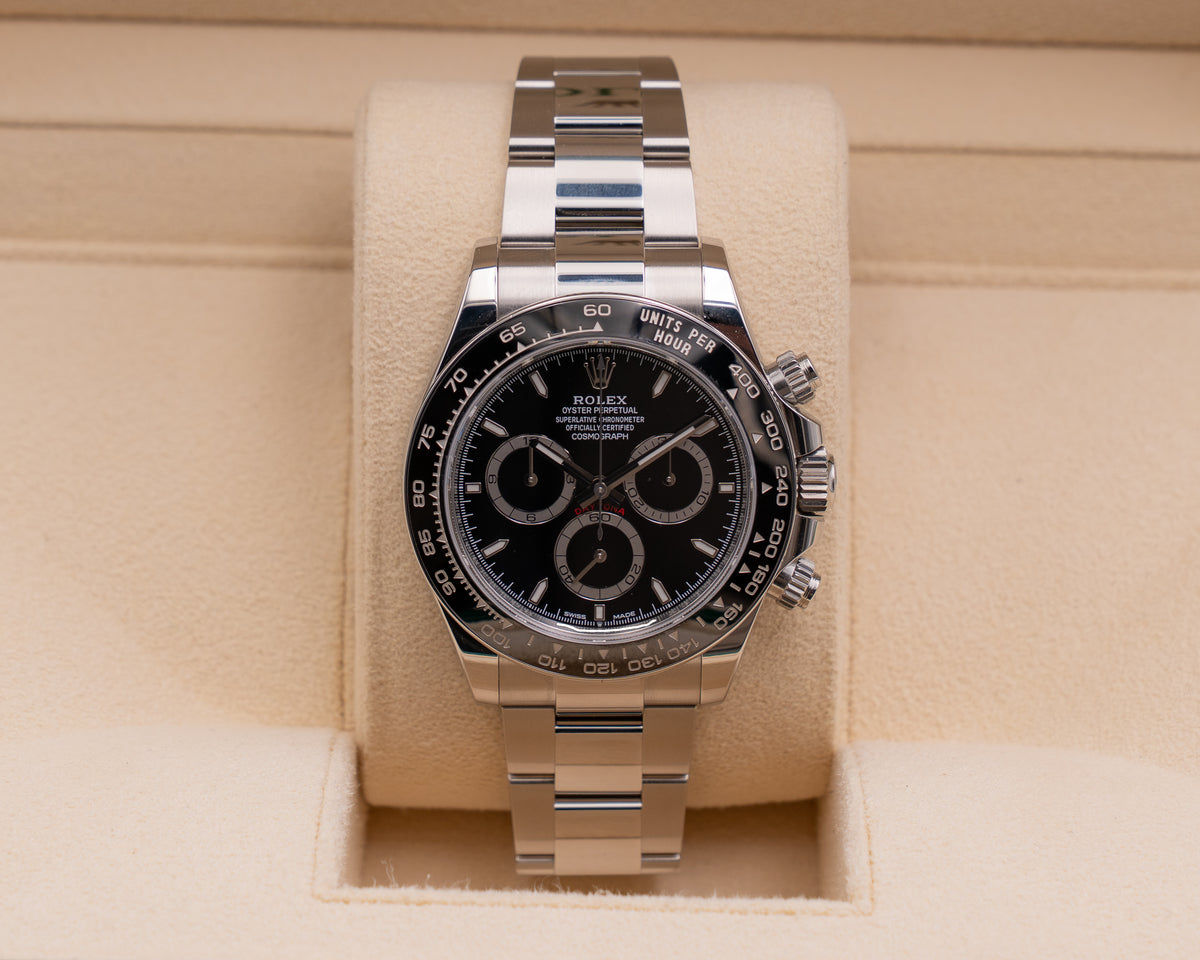 Rolex Daytona 40mm 126500 Black Dial 2024