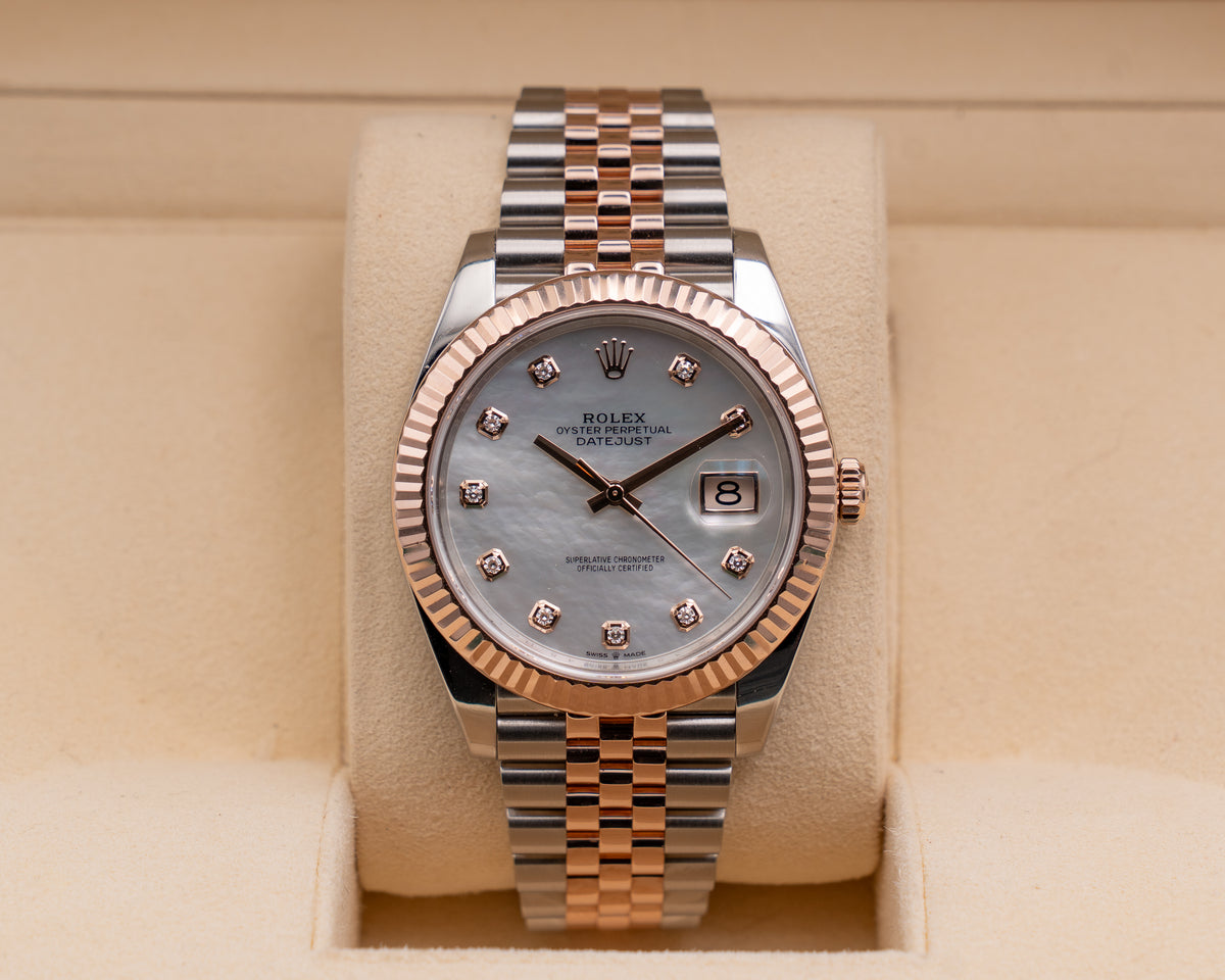 CPO Rolex Datejust 41mm  Fluted  MOP On Jubilee 2022