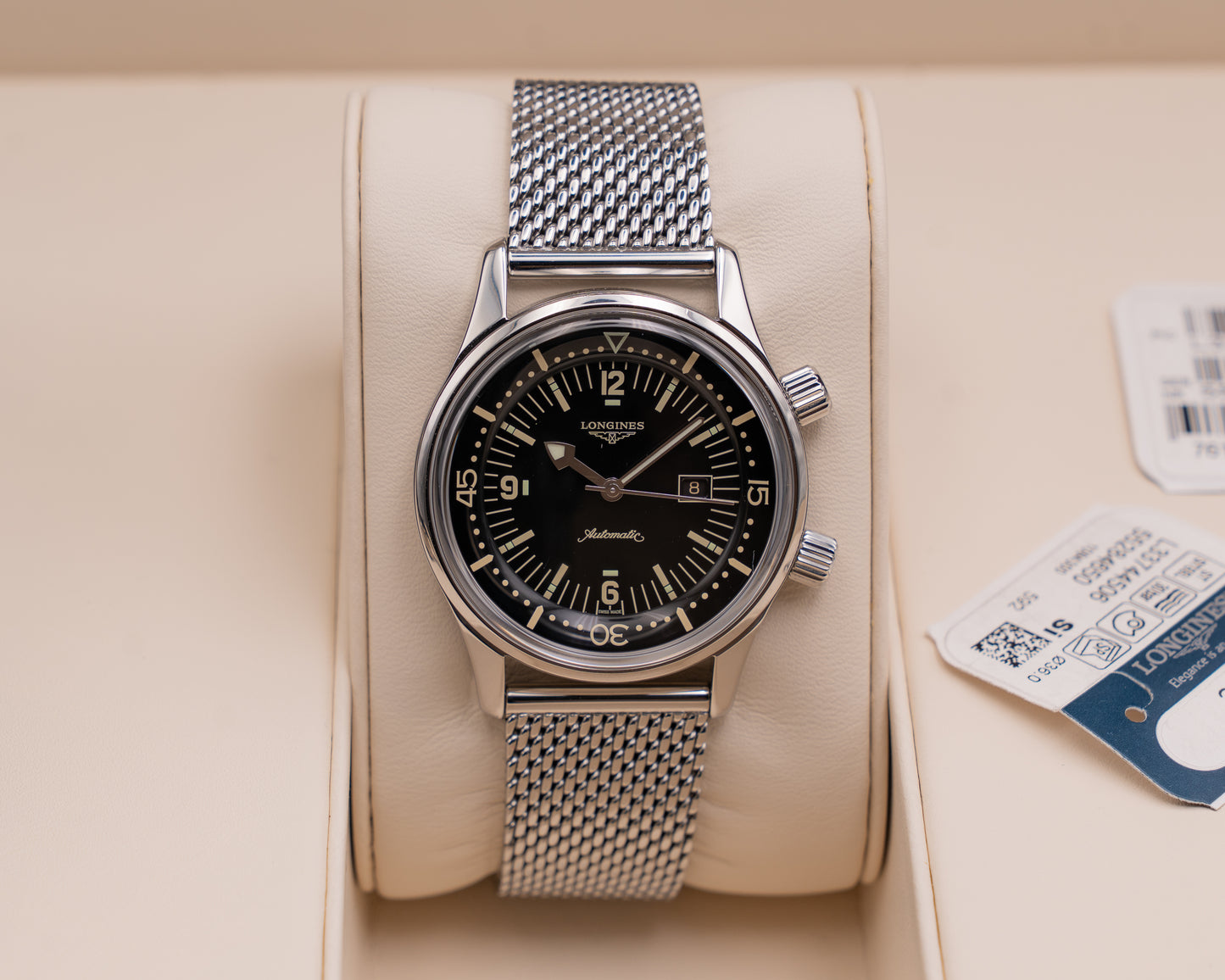 Longines Legend Diver 36MM L3.374.4.50.0 Black Dial