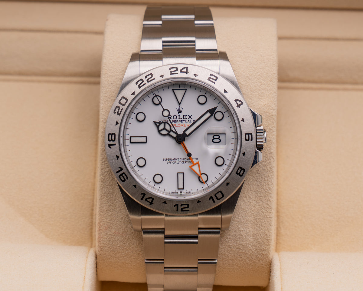 Rolex EXPLORER II 42mm 226570 White Dial 2023