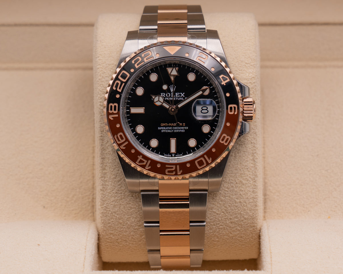 UNPOLISHED STICKERED Rolex GMT-Master II 40mm 126711CHNR Rootbeer 2019