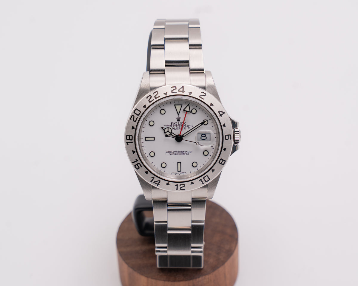 Rolex Explorer II 40mm 16570 "Polar White" 2005