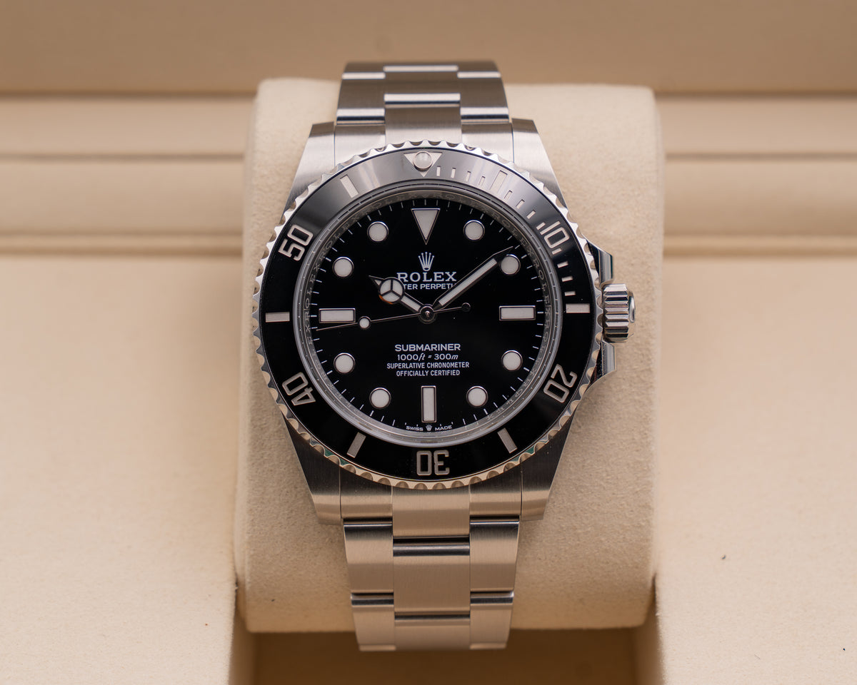 Unworn Rolex SUBMARINER 41mm 124060 On Oyster 2025