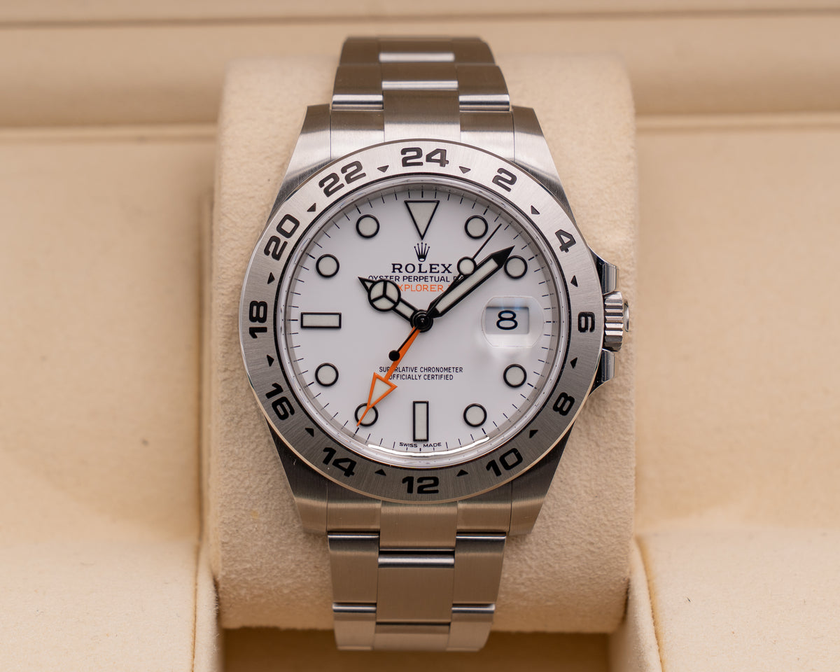 NEW OLD STOCK Rolex Explorer II 42mm 216570 Polar Dial 2021
