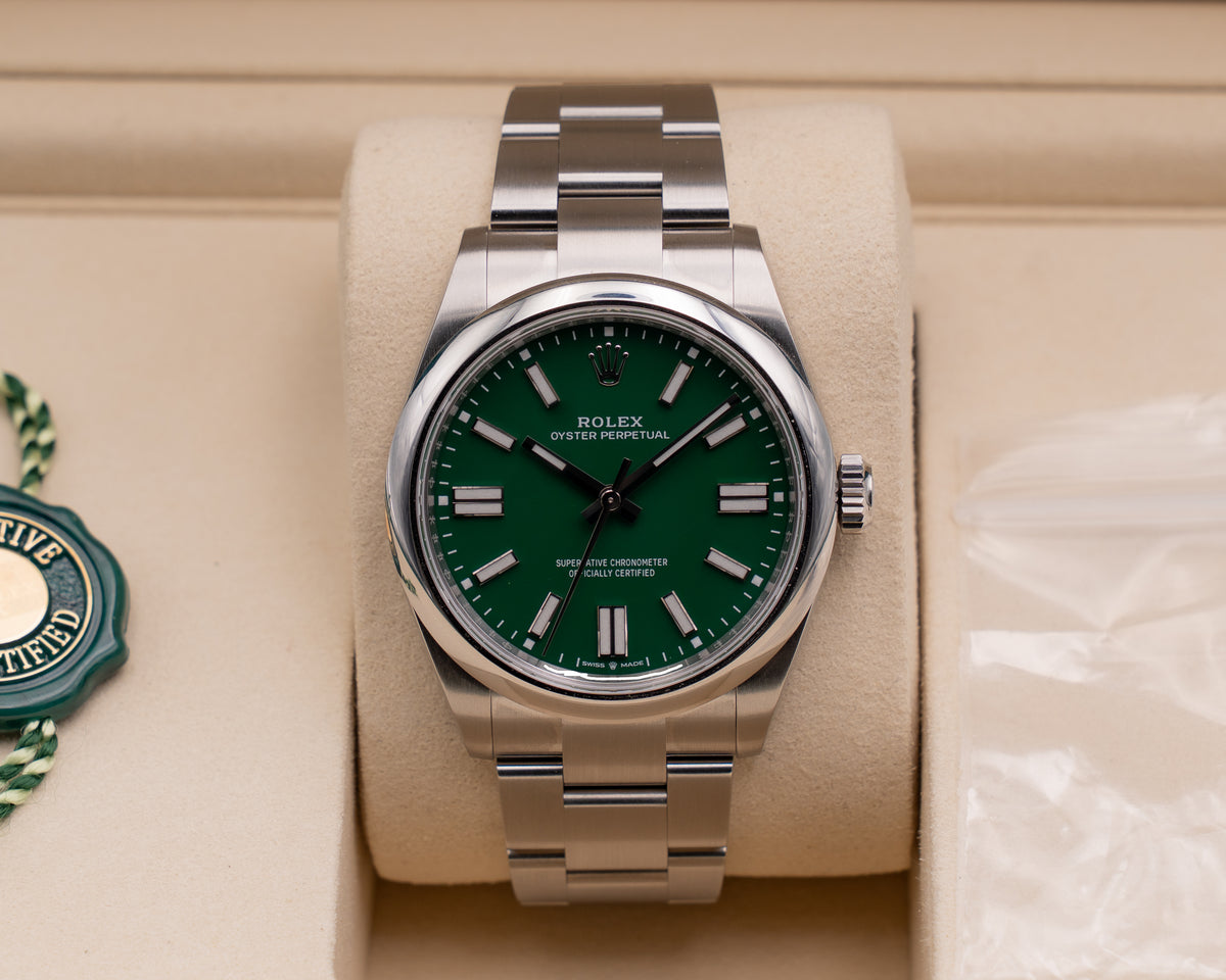 Rolex Oyster Perpetual 41mm 134300 Green Dial 2026