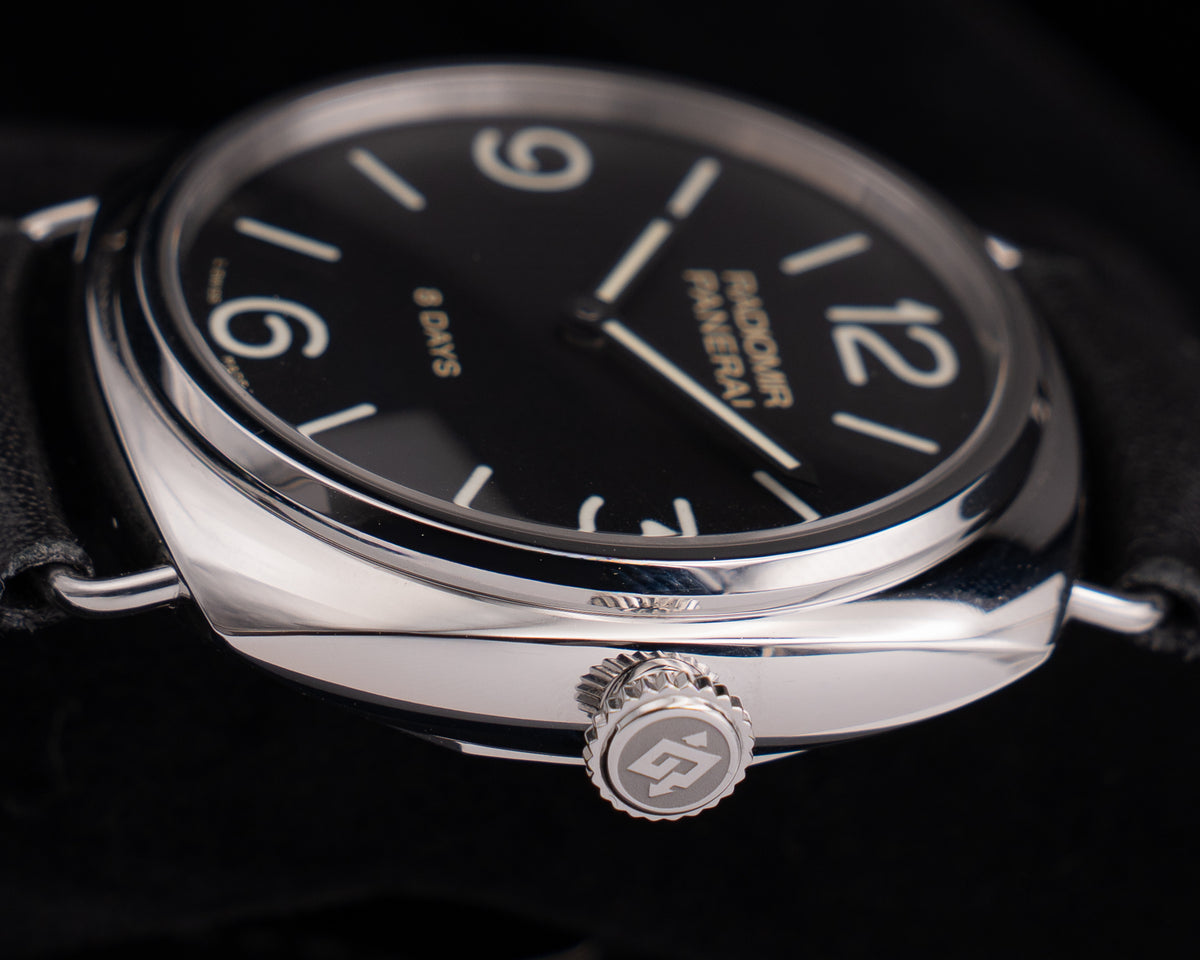 Panerai Radiomir 45mm Pam00610 Black Seal 8 Days Accaio