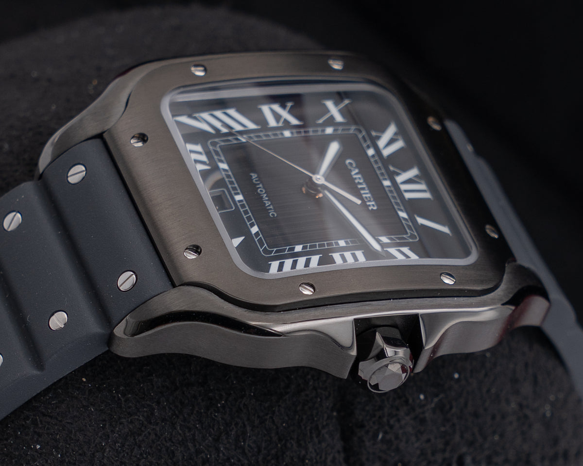 Cartier Santos 39mm WSSA0045 Black Dial On Rubber Strap 2026