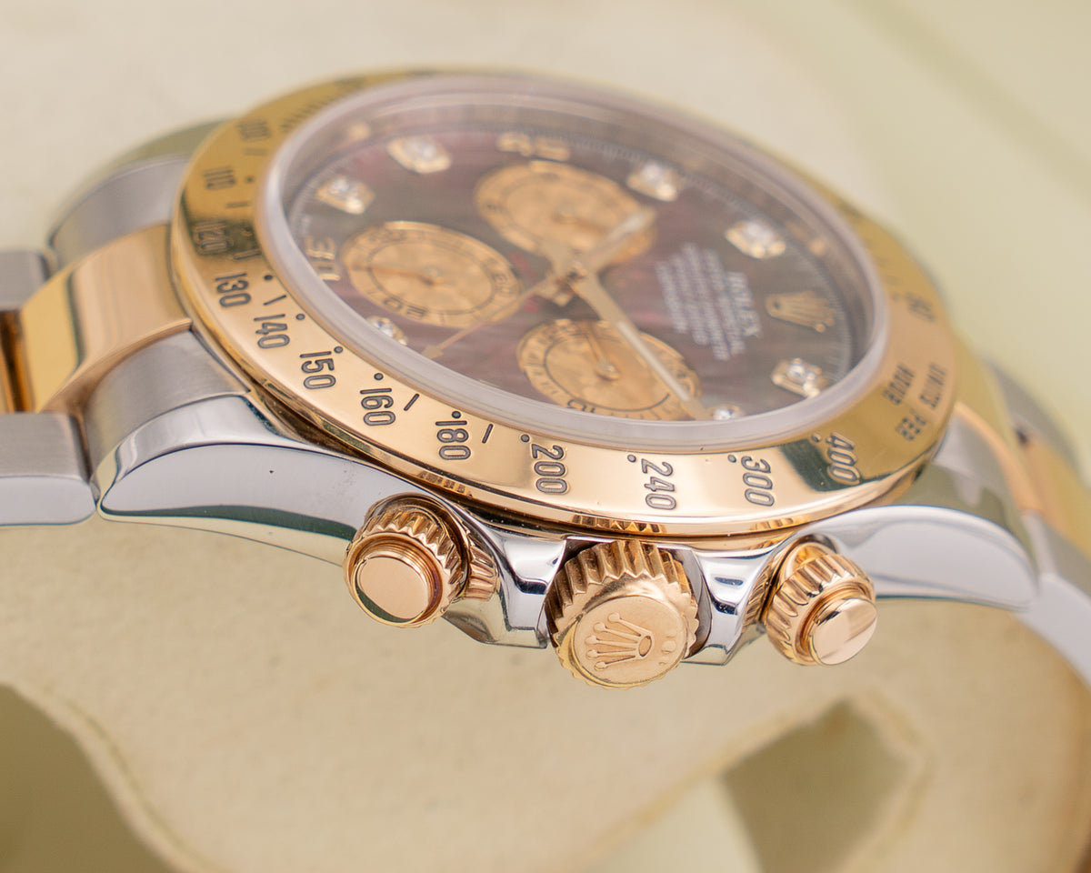 Rolex Oyster Perpetual  Daytona 40mm 116523 Tahitian  MOP Dial 2012