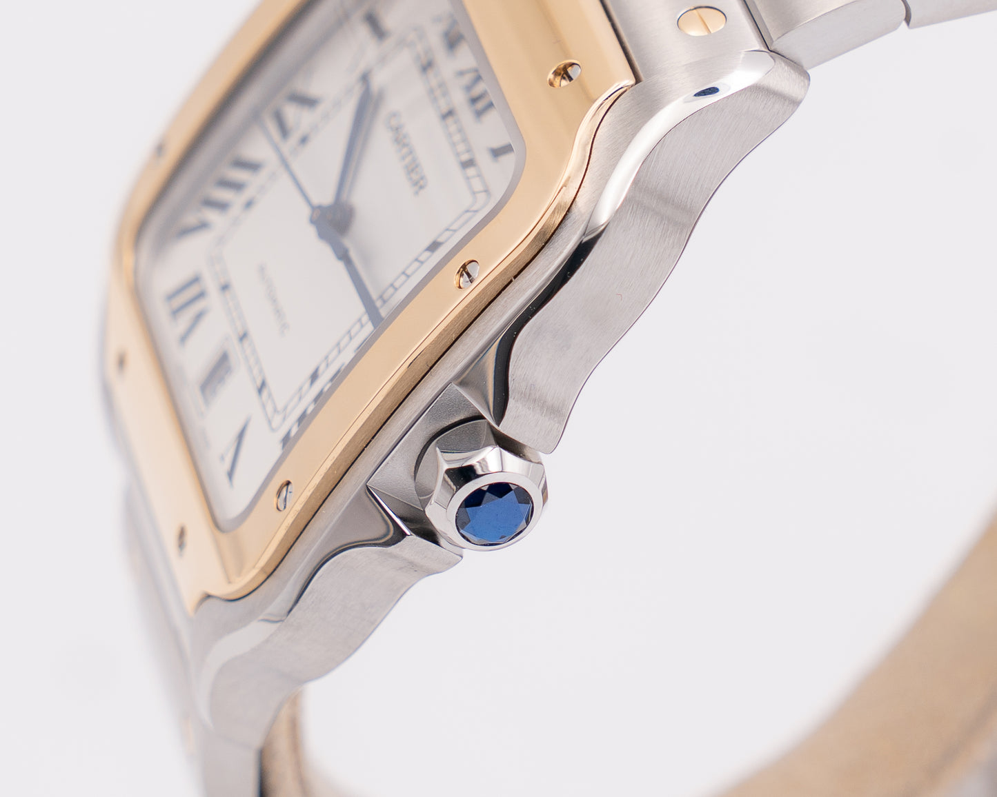 Santos de Cartier Large 39.8mm W2SA0009 Two Tone Yellow Gold