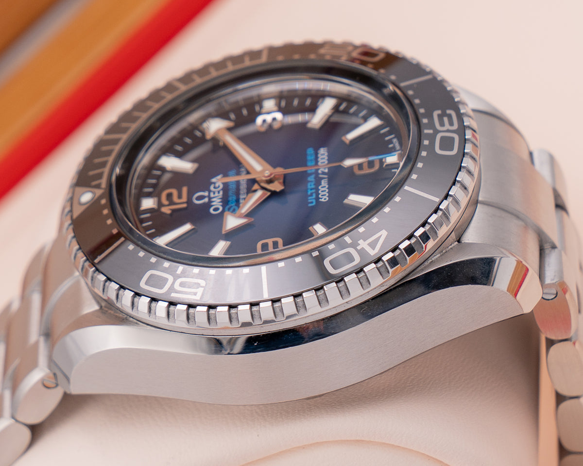 Omega Seamaster Planet Ocean 600mm 45.5mm 215.30.46.21.03.001 Blue Ultra Deep 2023
