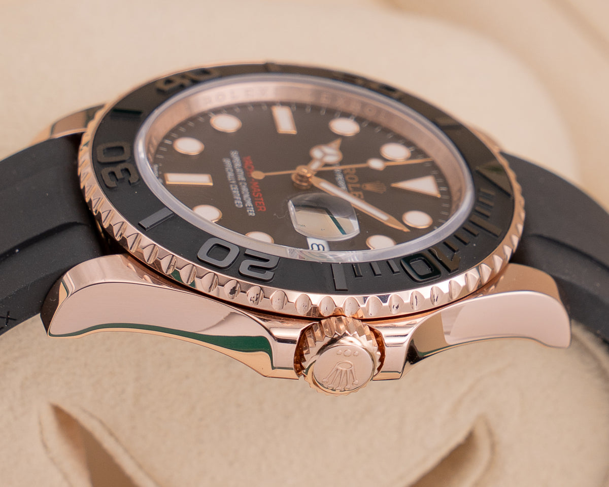 Rolex Yacht-Master 40mm 126655 Rose Gold On OysterFlex 2023