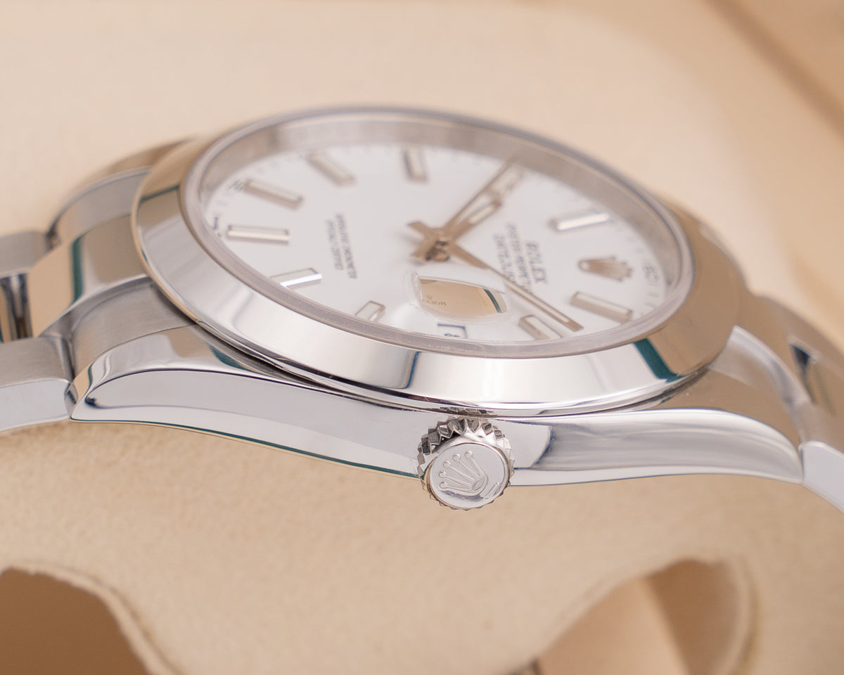 Rolex Datejust 41mm 126300 White Dial on Oyster 2023