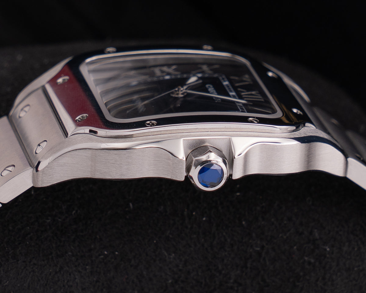 Santos de Cartier 39.8mm WSSA0030 Blue Dial
