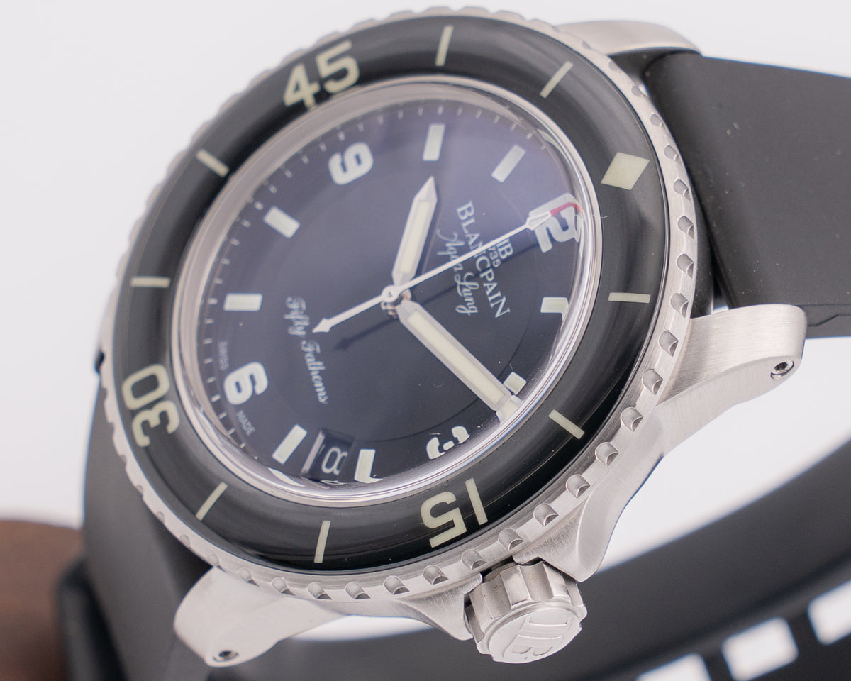 Blancpain Fifty Fathoms 45mm 5015c-1130-52b Black Dial 2015