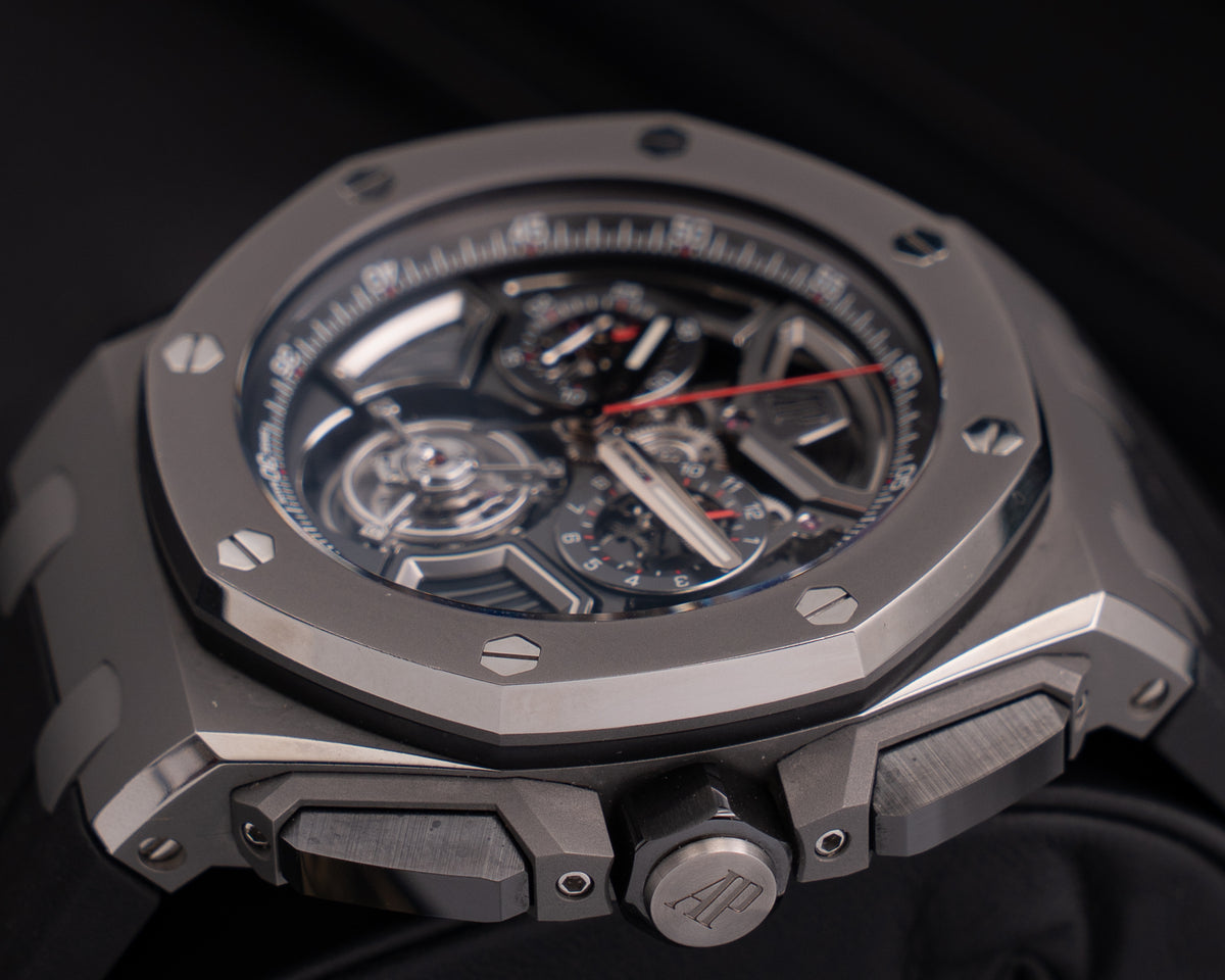 Limited Edition of 100 Audemars Piguet Royal Oak Offshore 43mm 26622TI.GG.D002CA.01 Flying Tourbillon Chronograph