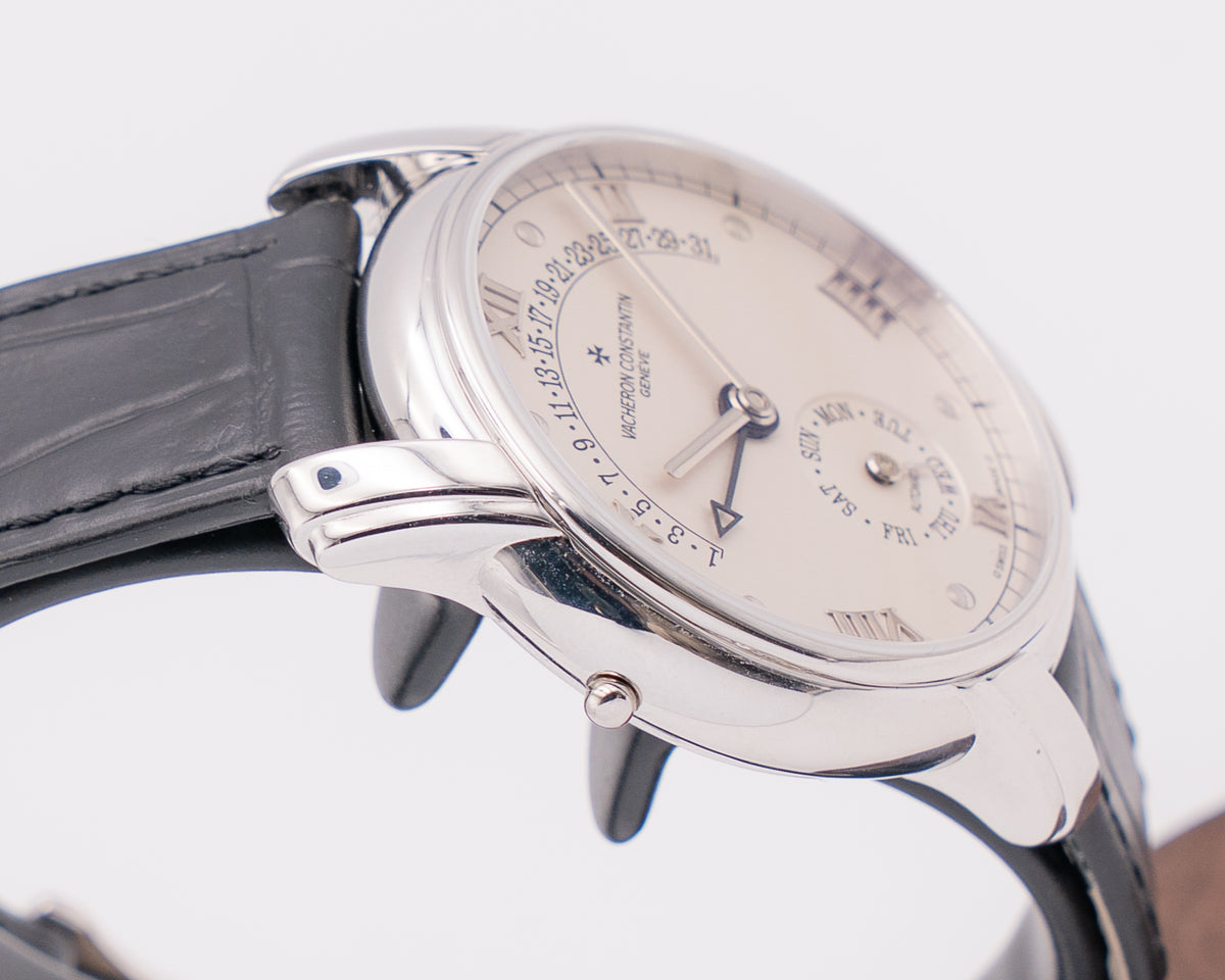 Vacheron Constantin Patrimony 37mm 47245/000G White Gold Day Date Retrograde