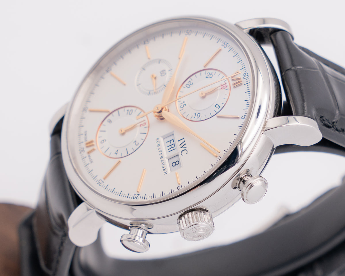 IWC Portofino 42mm IW391031 Silver Chronograph 2025