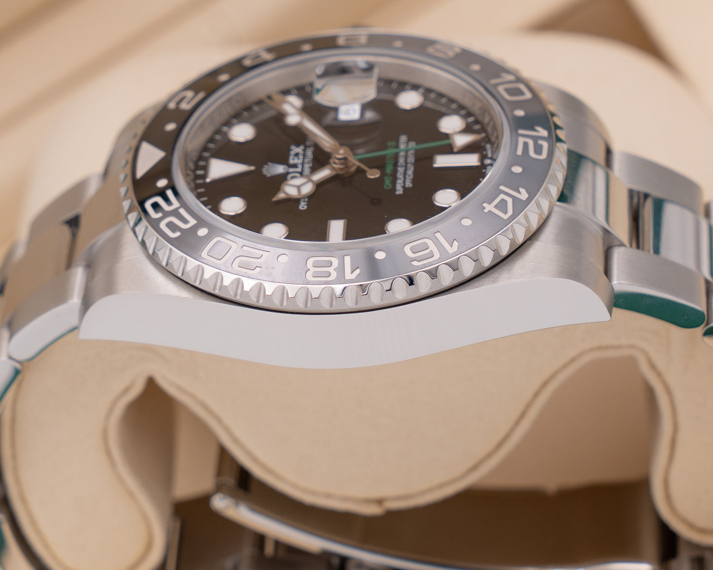 UNWORN STICKERED Rolex GMT-Master II 40mm 126710GRNR Bruce Wayne 2026