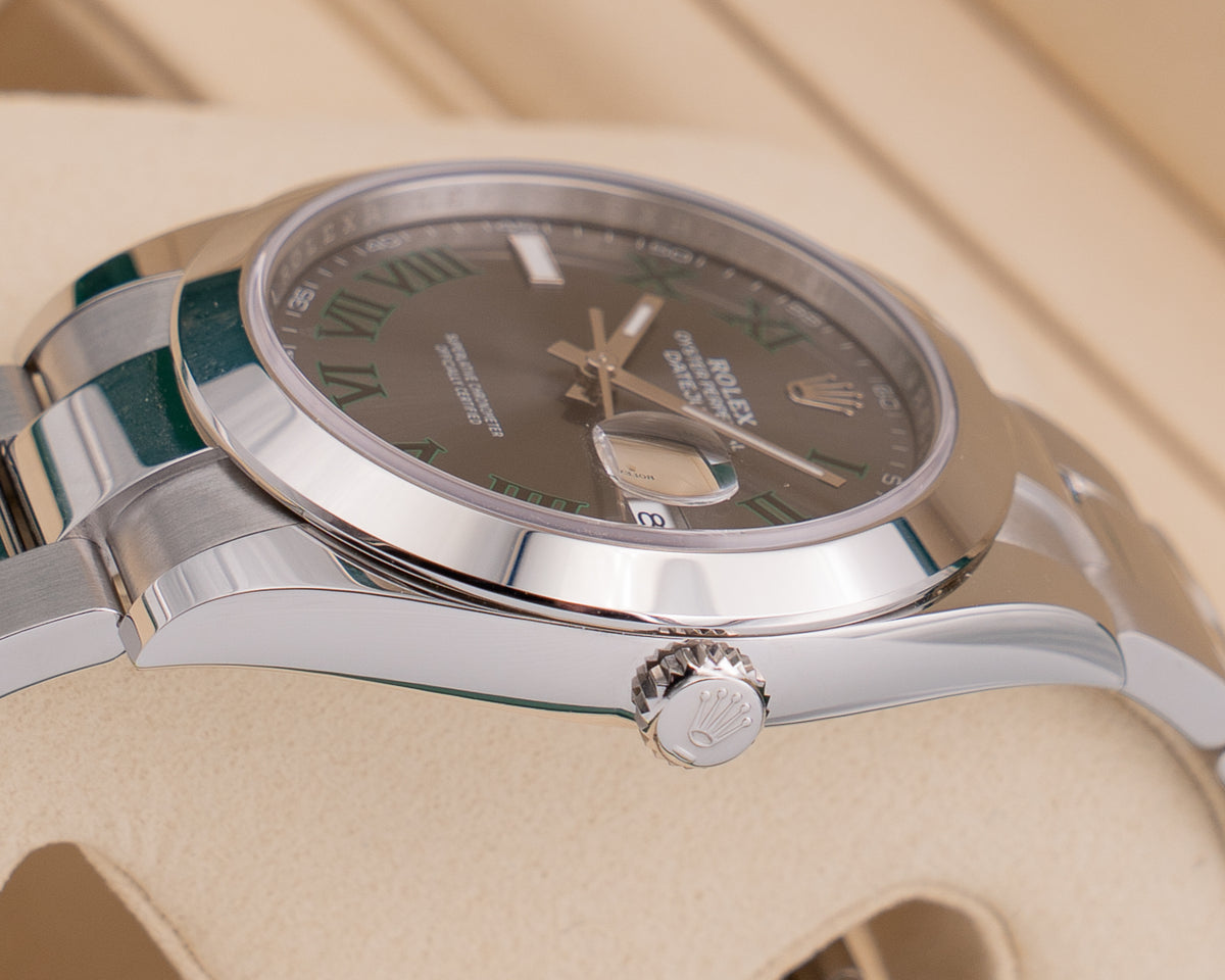 Rolex Datejust 41mm 126300 Wimbledon Dial Smooth Oyster 2026