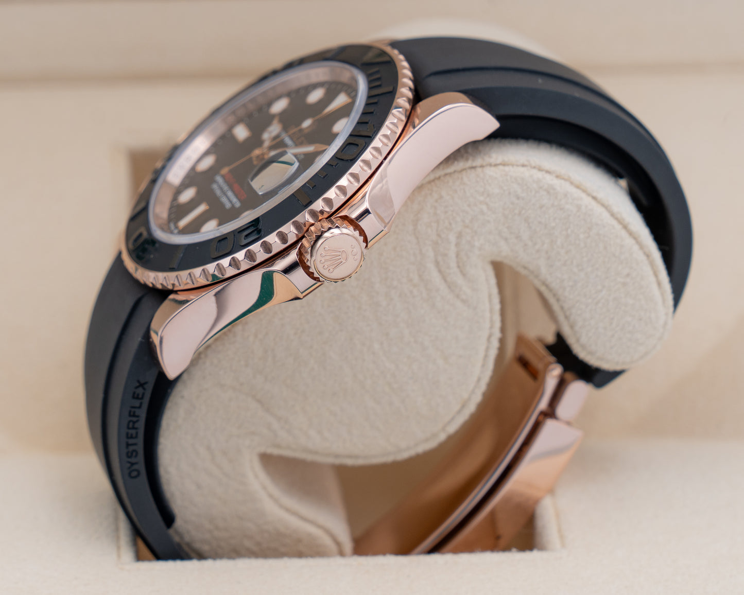 Rolex Yacht-Master 40mm 126655 Rose Gold Oyster Flex 2021