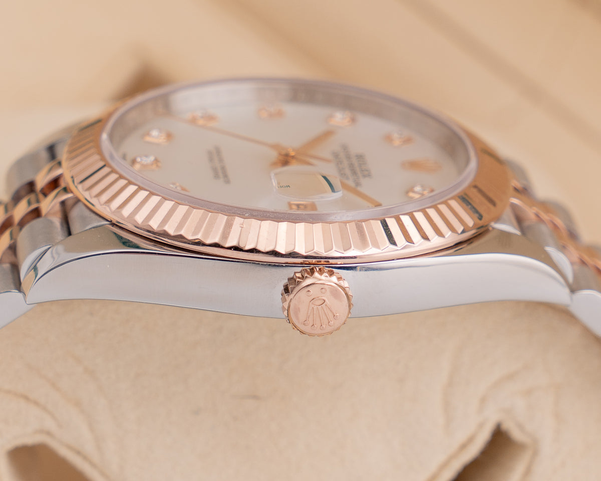 CPO Rolex Datejust 41mm  Fluted  MOP On Jubilee 2022