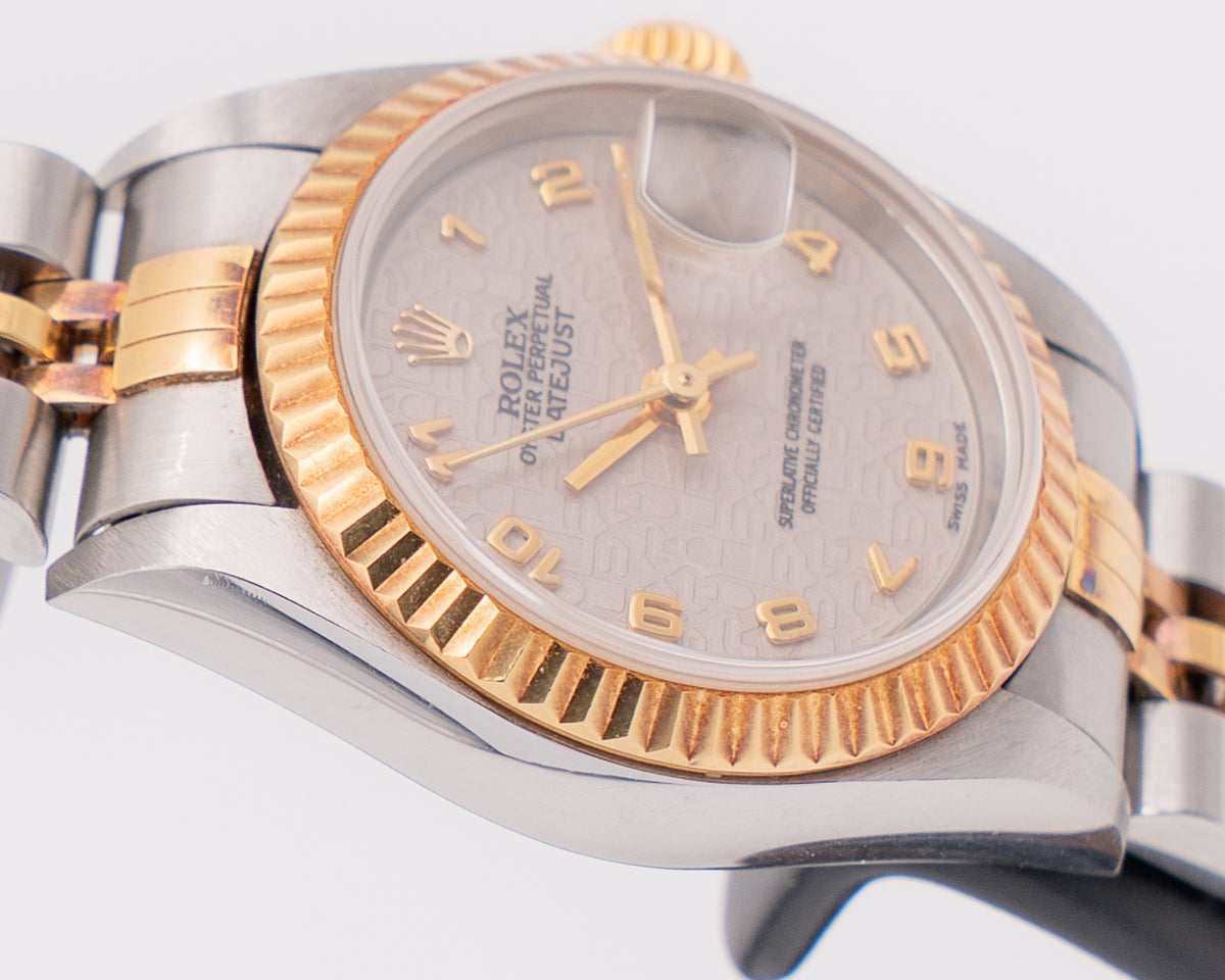 Rolex Datejust 26mm 79173 Anniversary Ivory Arabic Numeral Dial 2001