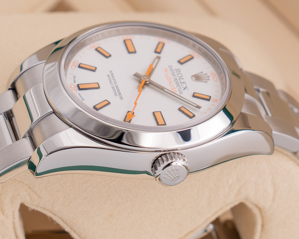 Rolex Milgauss 40mm 116400 White Dial 2020