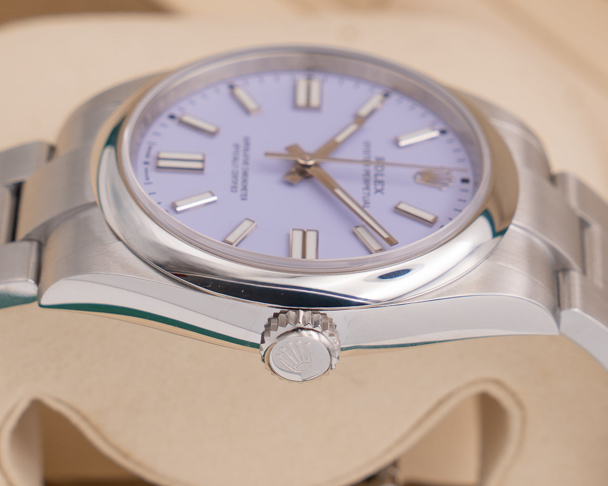 UNWORN WOOD CARD Rolex Oyster Perpetual 41mm 134300 Lavender 2026