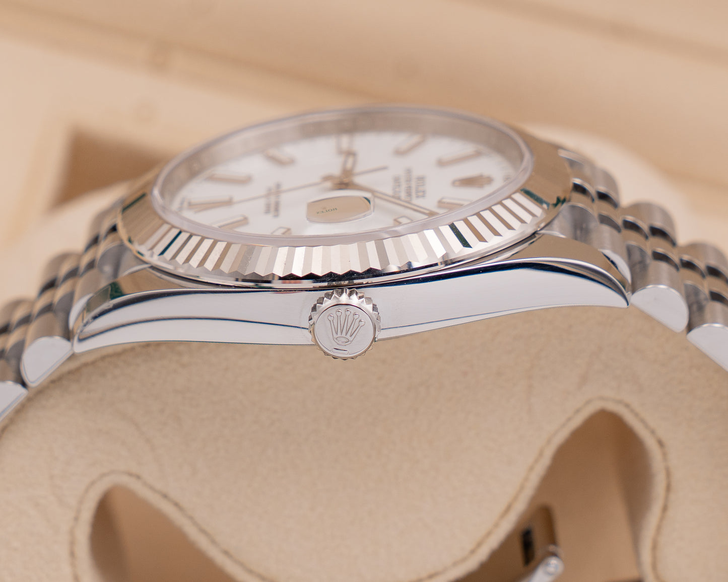 Rolex Datejust 41mm 126334 White Stick Dial Fluted Jubilee 2026