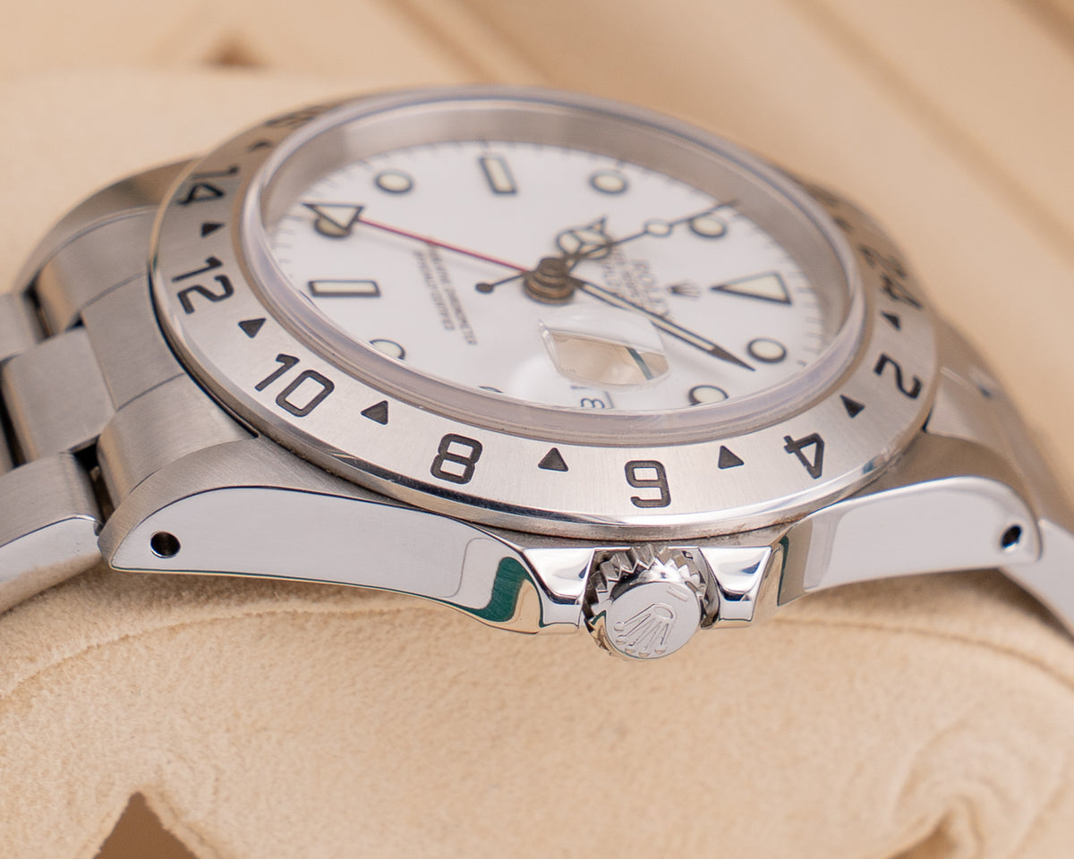 Rolex Explorer II 40mm 16570 White Dial 1999