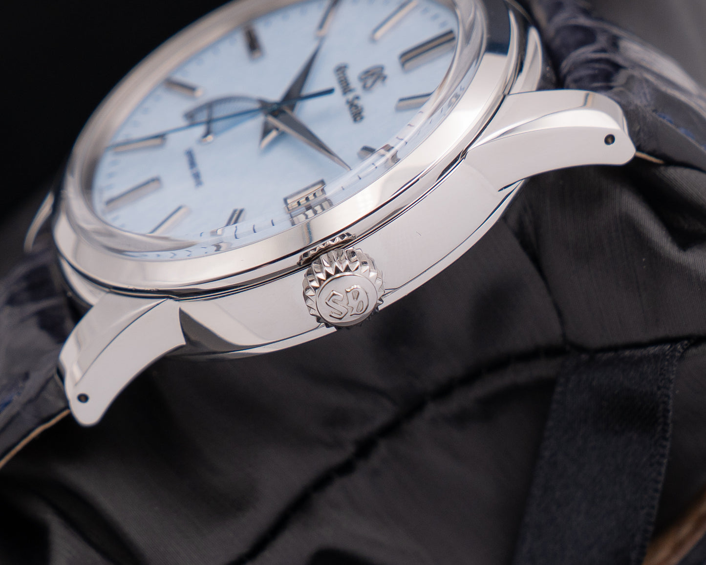 Grand Seiko Elegance 40.2mm SBGA407 Blue Snowflake Dial 2022