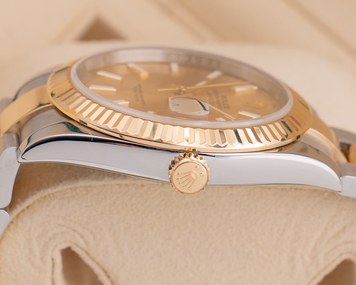 Rolex Datejust 41mm 126333 Fluted Champagne Dial 2019
