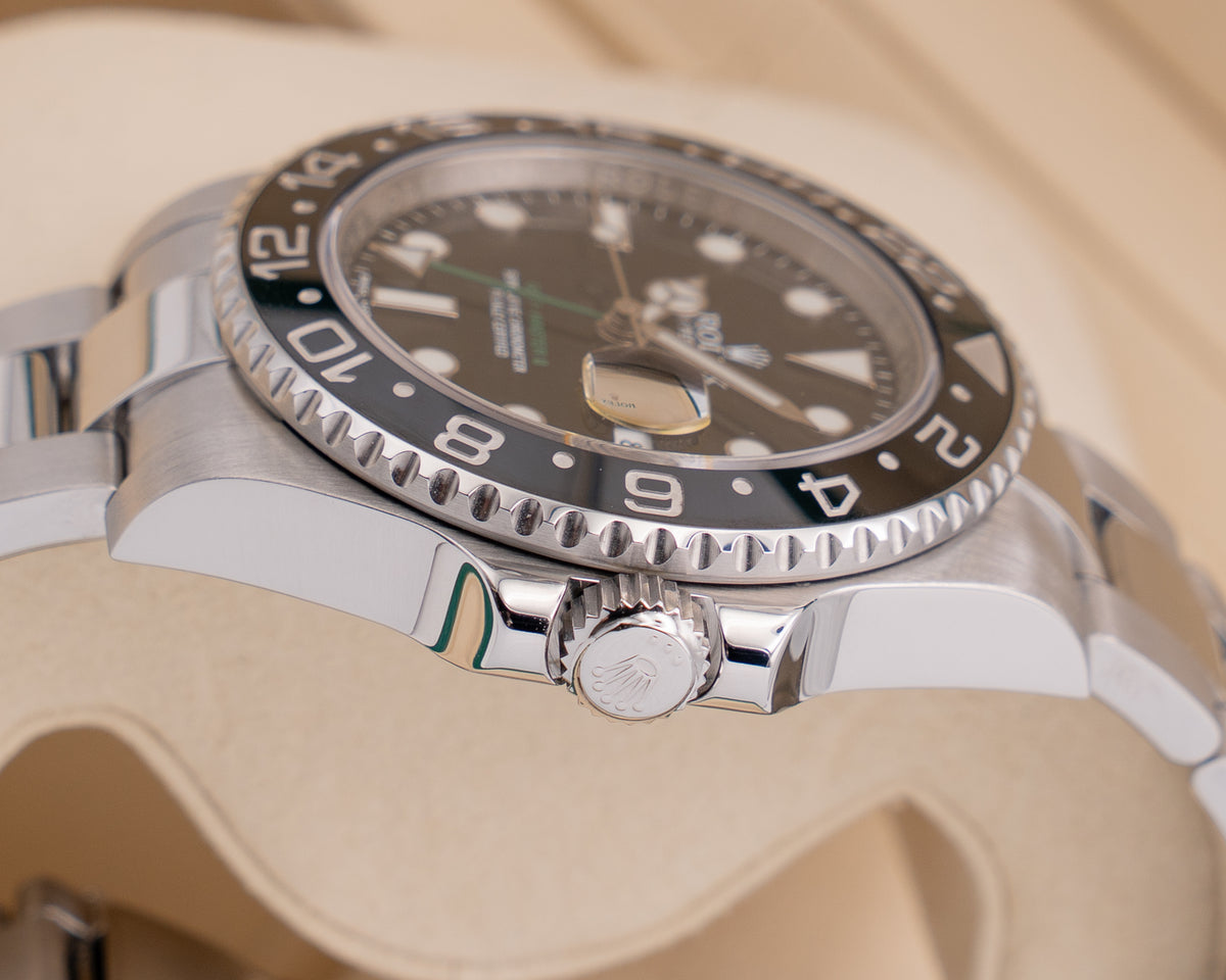 Rolex GMT Master II 40mm 116710 Black Dial Green Arrow 2015