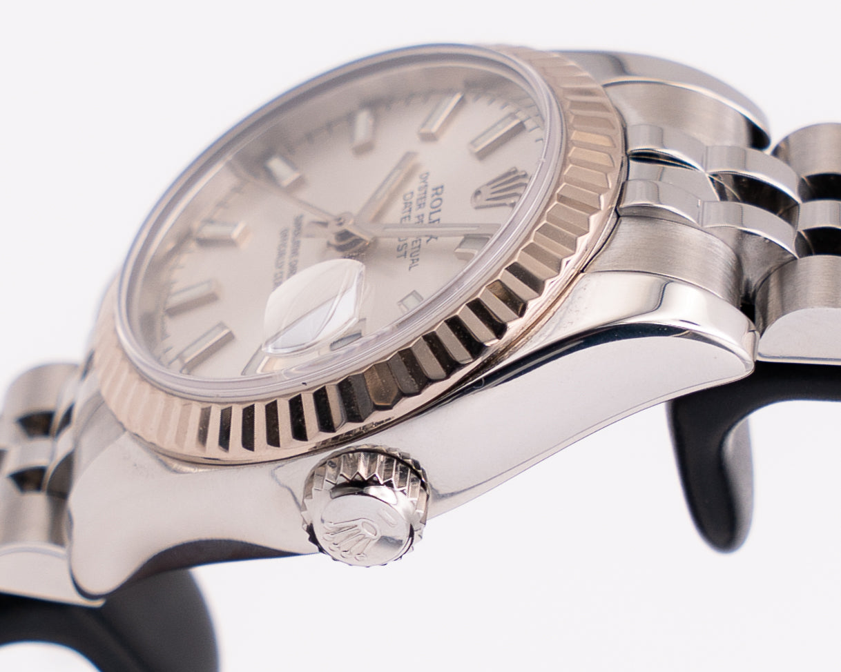 Rolex Datejust 26mm 179174 Silver Stick Jubilee Fluted 2006