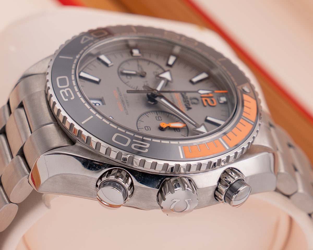Omega Seamaster Planet Ocean 600M 45.5mm 215.90.46.51.99.001 Grey Dial Chronograph 2022