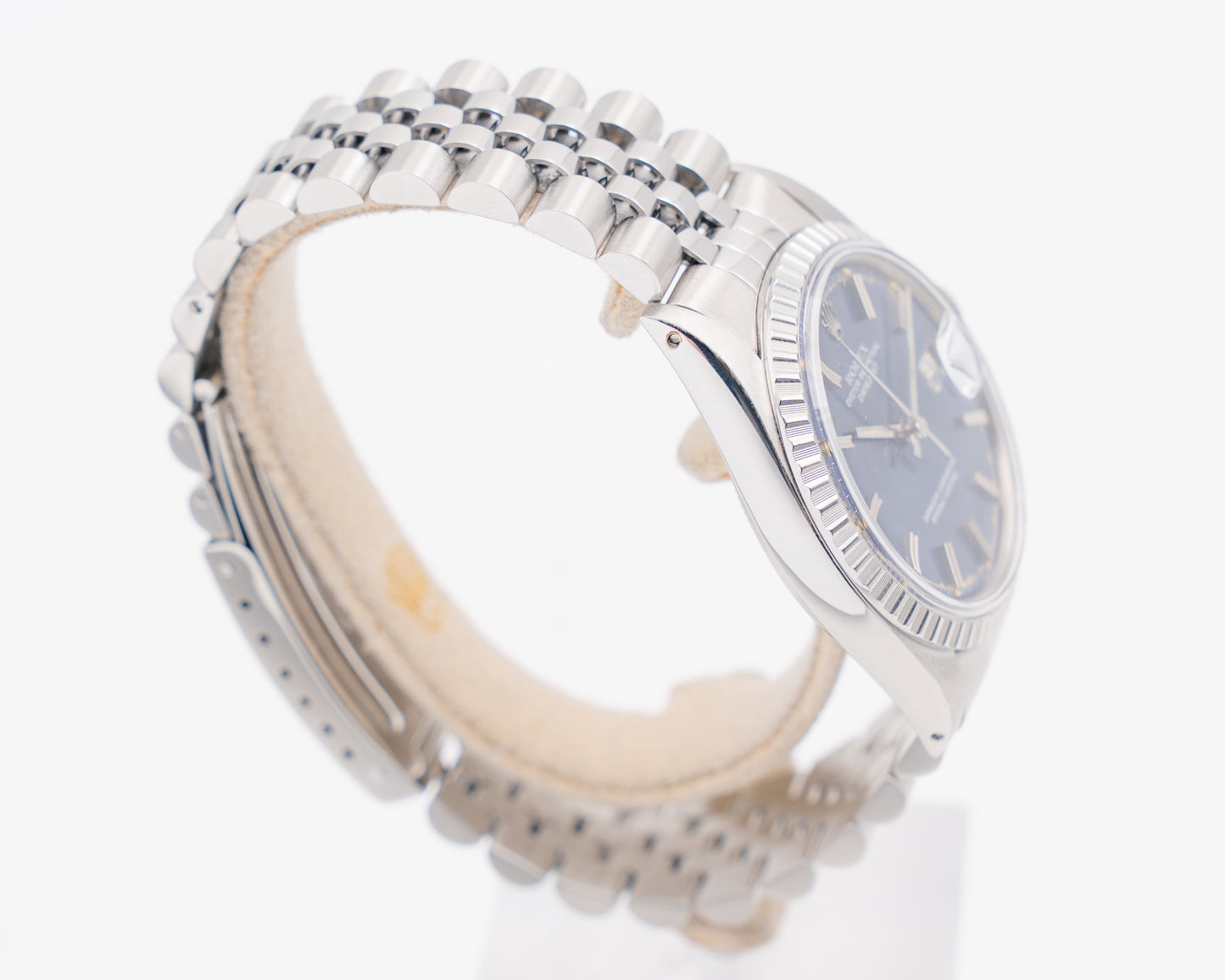 Rolex Datejust 36mm 1603 Blue and Green Dial in Jubilee