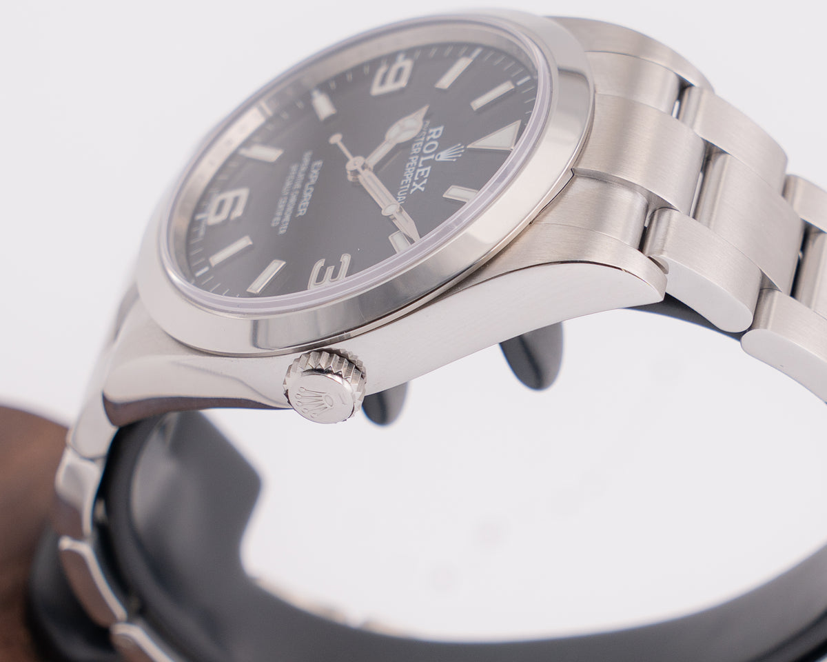 Rolex Explorer 39mm 214270 Black Mark 2 Dial