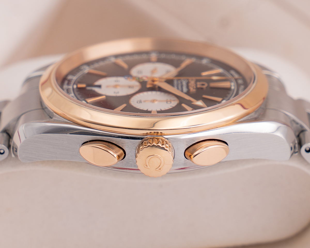 Omega Seamaster Aqua Terra 42mm 221.20.42.40.01.001 Two Tone Beijing Olympics 2008