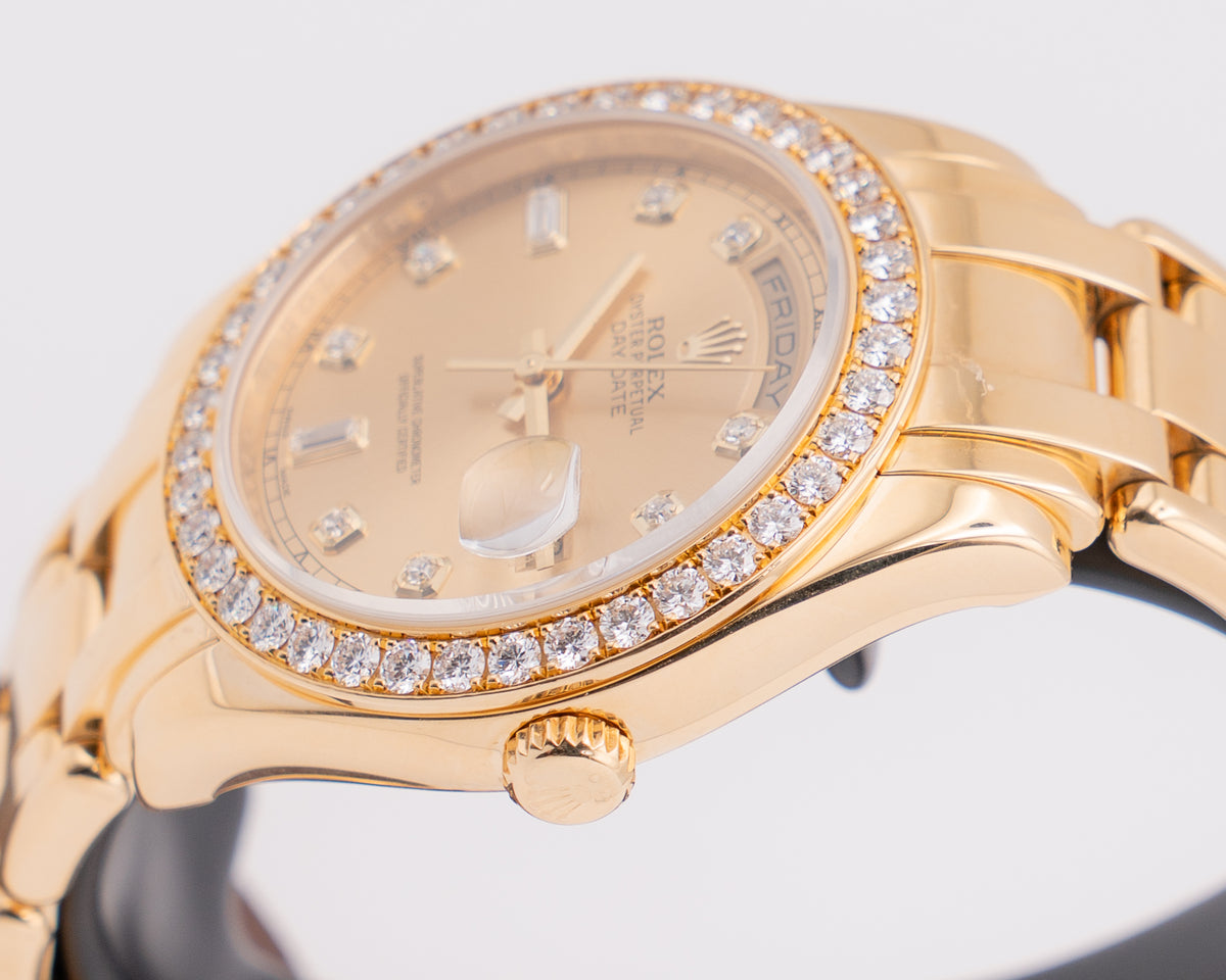 Rolex Day-Date Masterpiece 39mm 18948 Yellow Gold Diamond Bezel and Dial 2013