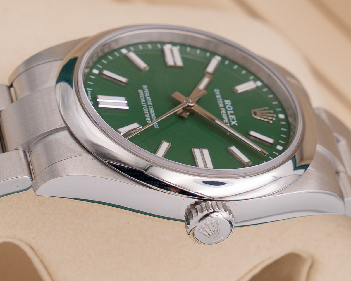 Rolex Oyster Perpetual 41mm 134300 Green Dial 2025