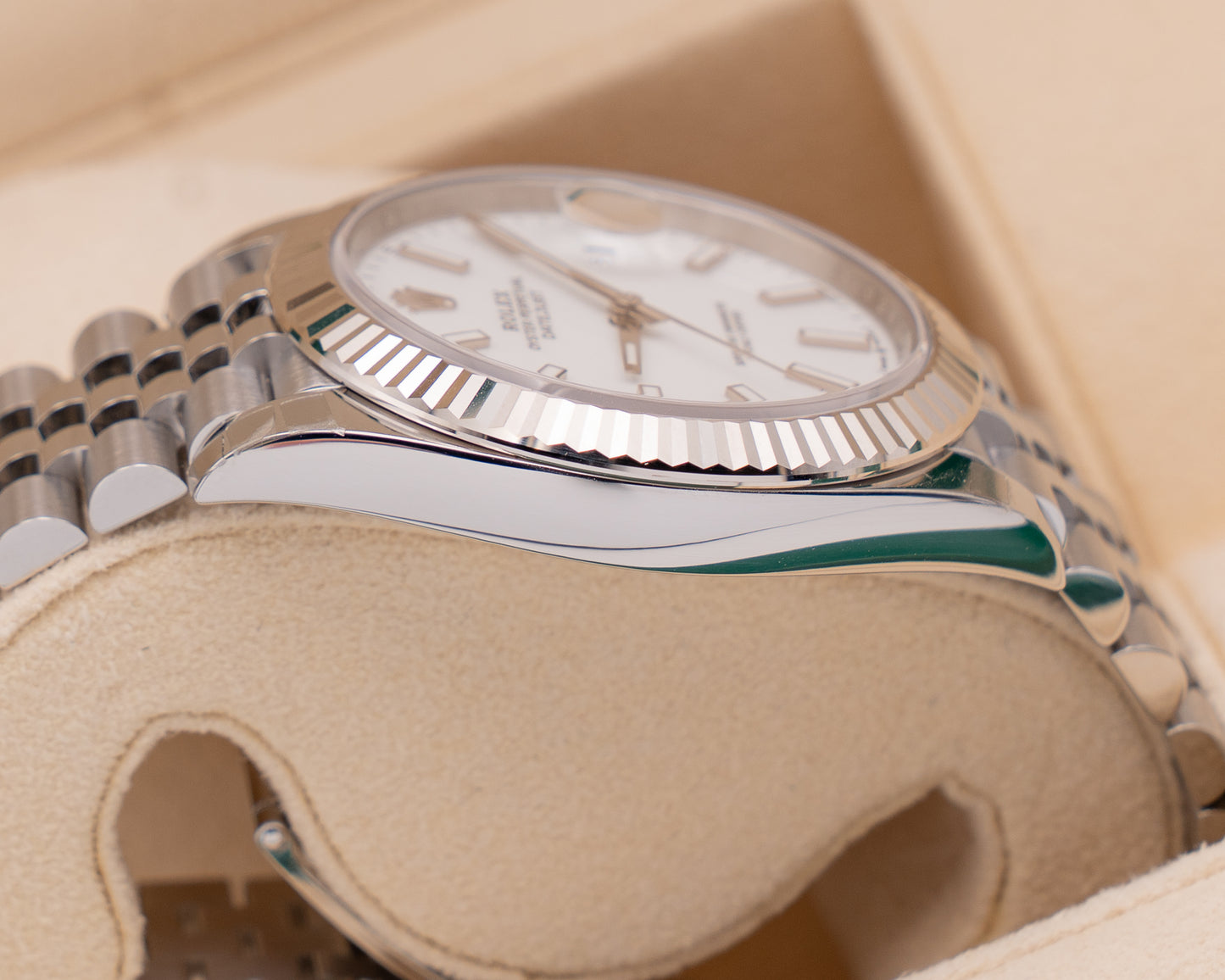 Rolex Datejust 41mm 126334 White Stick Dial Fluted Jubilee 2026