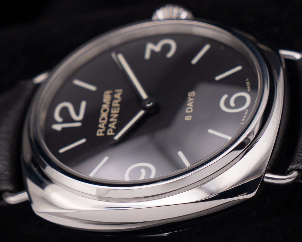 Panerai Radiomir 45mm Pam00610 Black Seal 8 Days Accaio